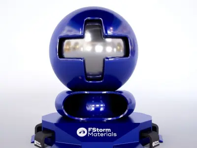 Huge Material Pack Fstorm with shader ball 3D model