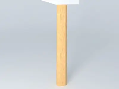 wooden hammer Free 3D model