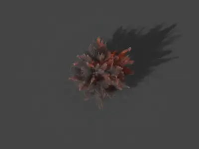 3 Explosion Animations High Resolution Pack 3D model