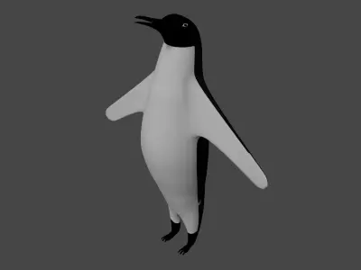 pengiun model Free 3D model