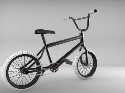 3D BMX Bicycle Model 3D model