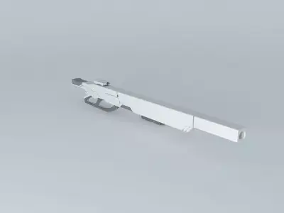 55 mm Anti-Materiel Sniper Rifle Free 3D model