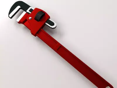 Adjustable Pipe Wrench 3D model purchase
