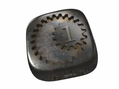 Dice play with numbers 3D model