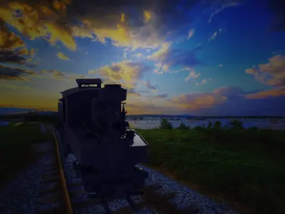 Steam Locomotive 3D model purchase