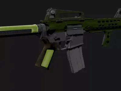M4 GUN 3D model purchase