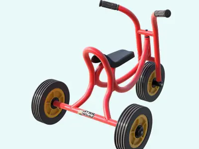 Weplay Push Trike Kid Bicycle Children bike 3D model