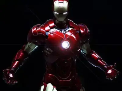 Iron Man Low-poly 3D model buy