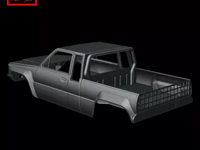 TOYOTA Hilux SR5 Car body SCX24 1985 3D model