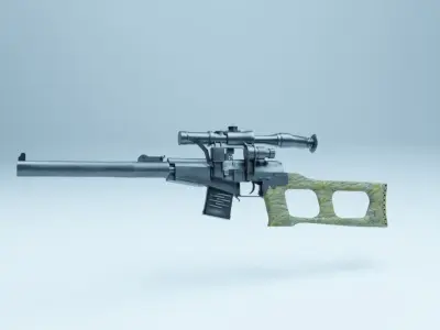 VSS LMG Rifle 3D model
