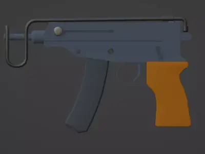 CZ Scorpion vz61 Low-poly 3D model