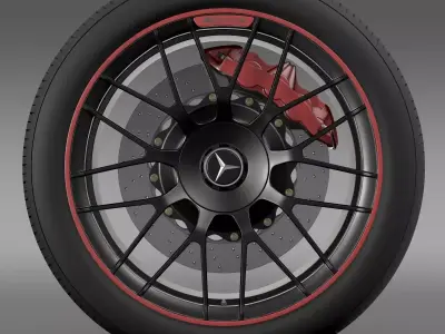 Mercedes AMG C 63 S Edition wheel 3D model