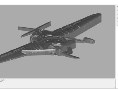 Aircraft 45 3D model