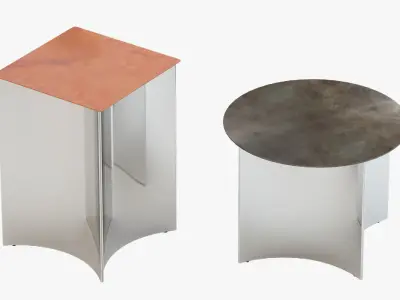 De Castelli Alchemy Side Table Low-poly 3D model