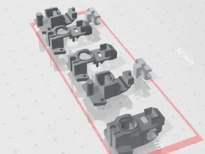 MG GUNDAM v1-5 Foot joint Free 3D print model
