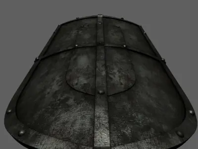 Shield metal 3D model