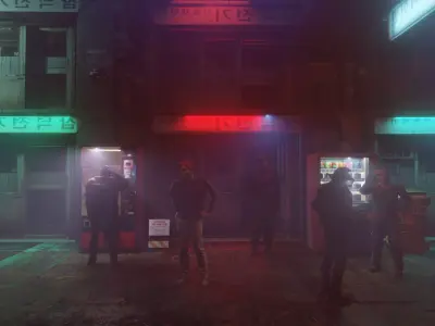 Cyberpunk City  Free 3D model