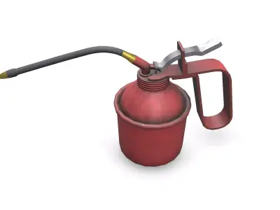 Oil Can Low-poly PBR Low-poly 3D model