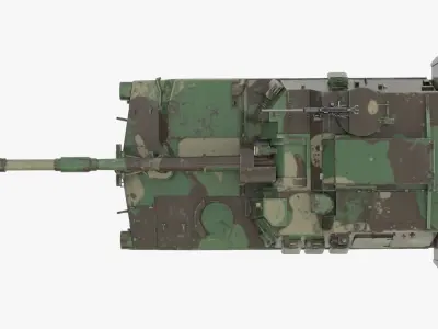 m109 Paladin Tank with 4k textures Low Low-poly 3D model