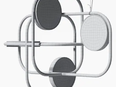 Natuzzi Circle Pendant lamp 3D model