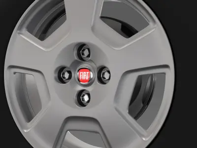 Fiat Fiorino wheel 2017 3D model