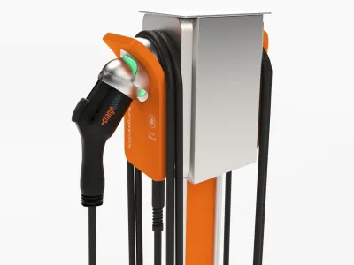 Electric Vehicle Chargepoint Part 02 3D model