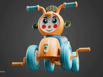 Pedal Ride-On 3D model get