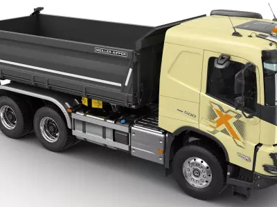 VOLVO FMX 6X4 dump truck 2022 3D model