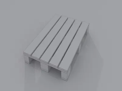 Palette Euro 3D model