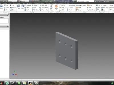 Tutorial for adaptive inventor parts Free 3D model