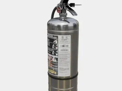 k-guard fire extinguisher Low-poly 3D model