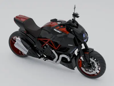 DUCATI DIAVEL 3D model by hydersharjeel4