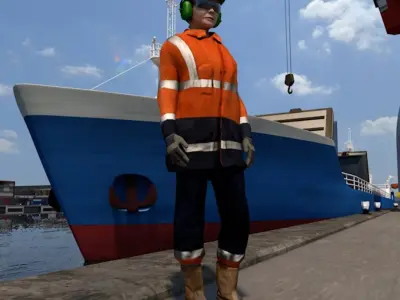  Rigged female workers 