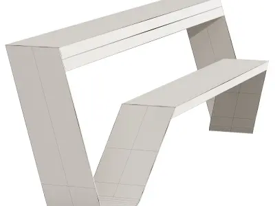 Extremis HOPPER BENCH Bench 3D model