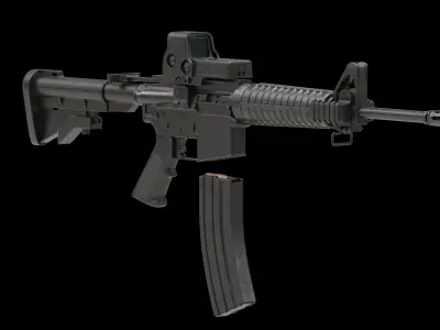 Colt Canada C8A1 Low-poly 3D model