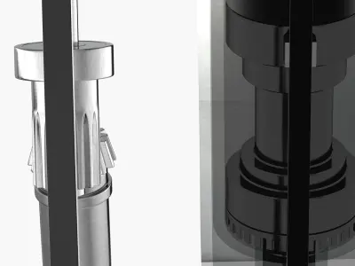 Internal Structure Dental Drill 3D model