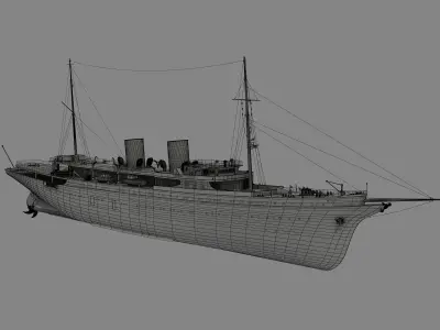 TCG SAVARONA  YACHT 3D model