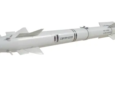 Military missile 3D model purchase