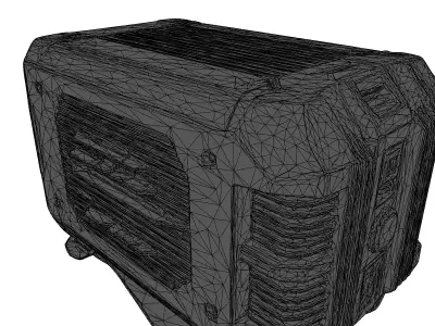 Futuristic Portable Power Station 3D model