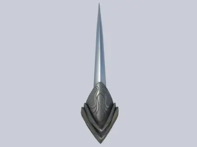 Alien tech weapon Low-poly 3D model buy