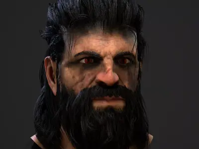 Viking warrior -FREE Download in description Free low-poly 3D model
