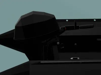 ZODIAC MILPRO FC 470 low poly Low-poly 3D model
