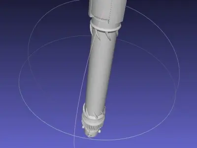 Sci-fi flask 3D model