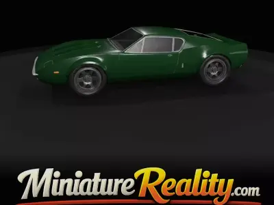 1-87 AMC AMX 2 1969 Print Ready STL 3D print model