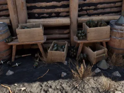 German WW2 Grenade Pack