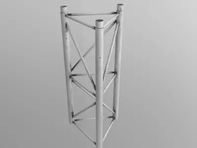 trussing system 3 sticks collection 3D model