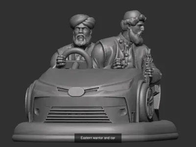 Eastern warrior collection   3D Model Pack