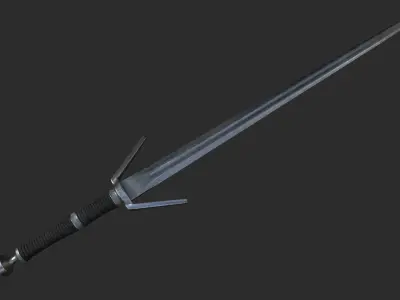 Sword PBR GameReady Low-poly 3D model