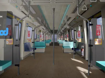 Tw Mrt Cabin 001 3D model