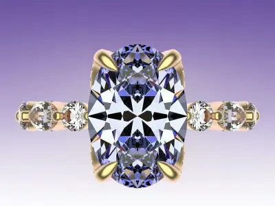 Ring Engagement Tulip 3D print model